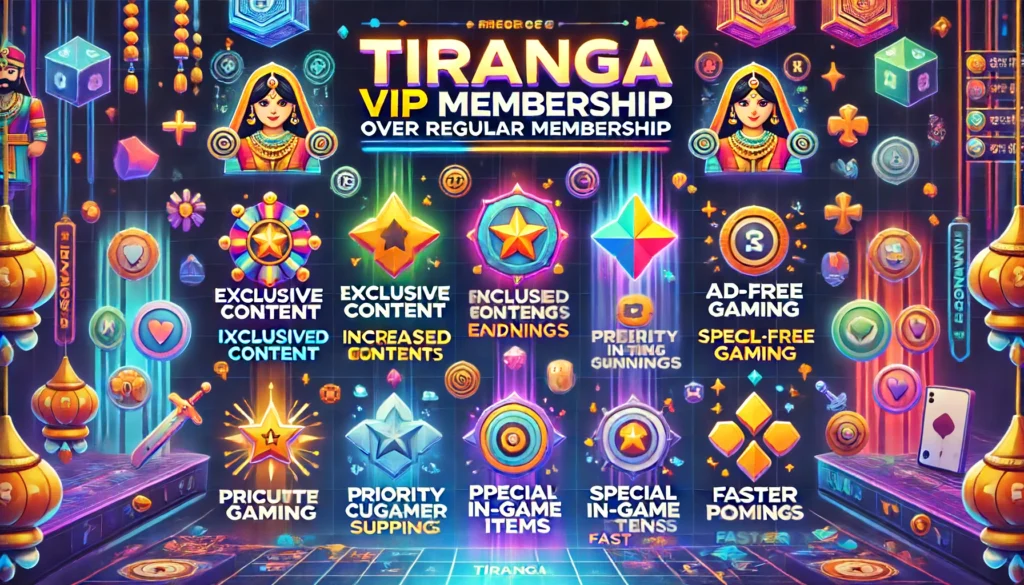 Tiranga vip members advantages compare to other members